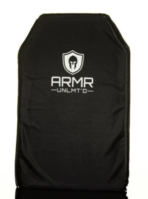 ARMR UNLMTD Bulletproof Backpack Insert Panel Shield Lightweight Body Armor Level IIIA