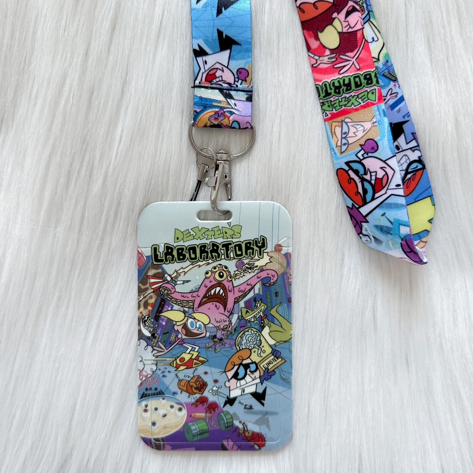 Dexter’s Laboratory lanyard with Id/ card holder Gem