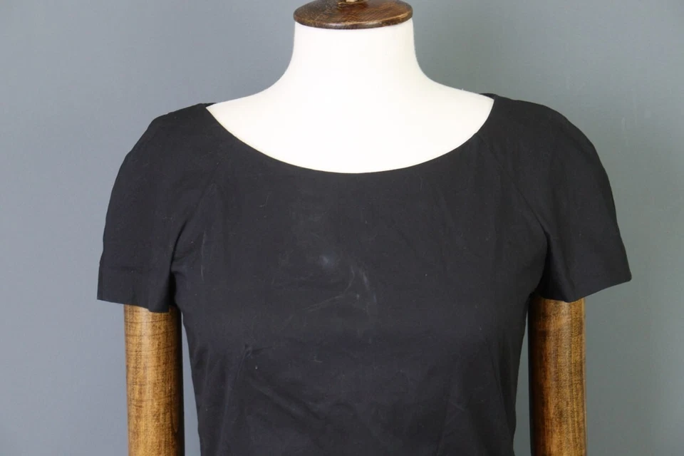 Vestido Jil Sander Línea A Talla 38 Gris Manga Corta Foto 3 de 4