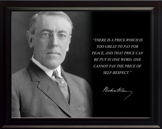 Woodrow Wilson Photo Picture, Poster or Framed Famous Quote "There is a