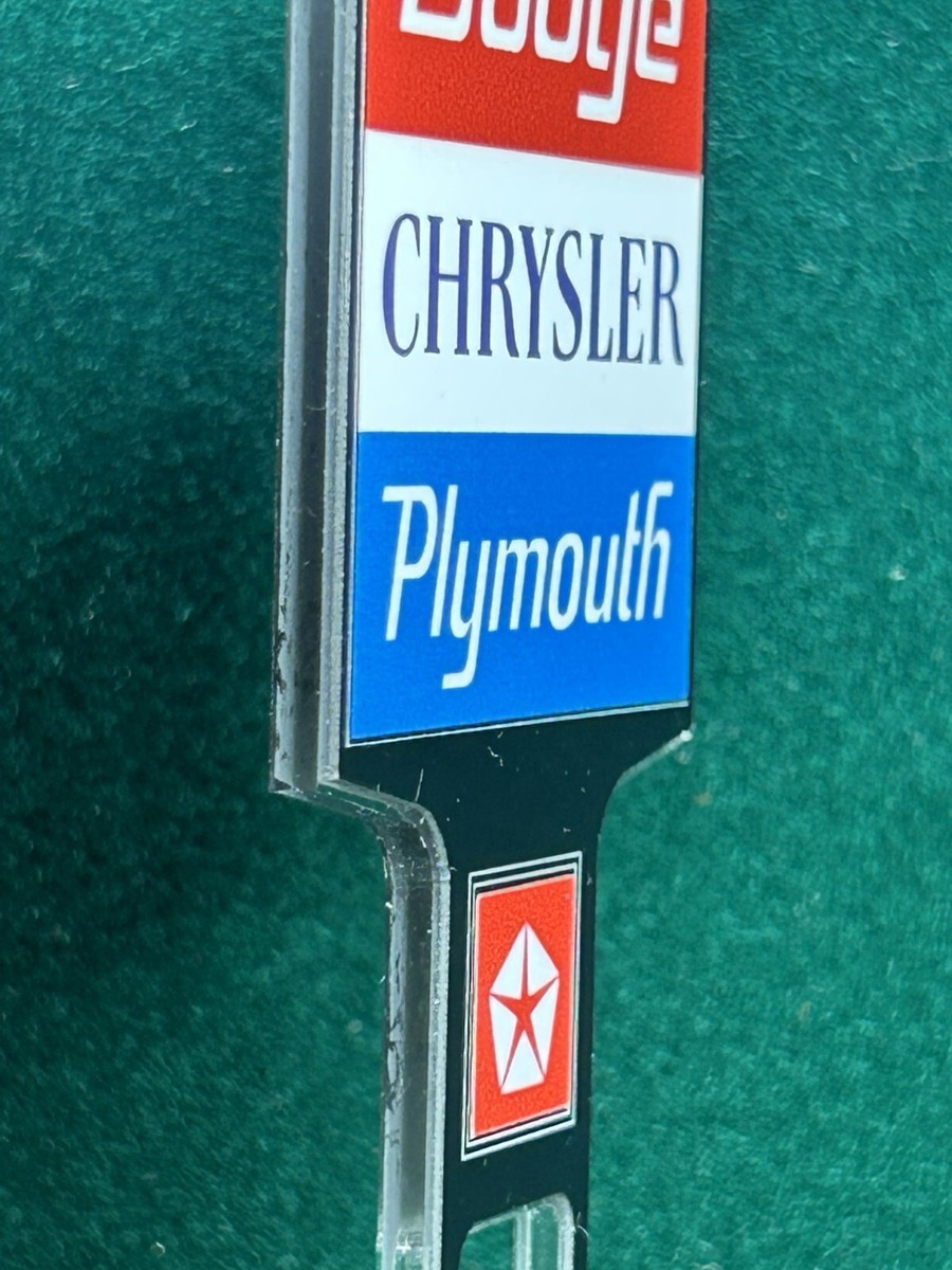 HO Scale Dodge Chrysler Plymouth Dealership Sign Vinyl Graphics