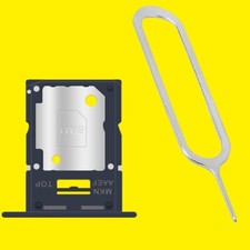 Premium Real SIM and Memory Card Tray Holder for Samsung Galaxy A15 5G SM-A156U