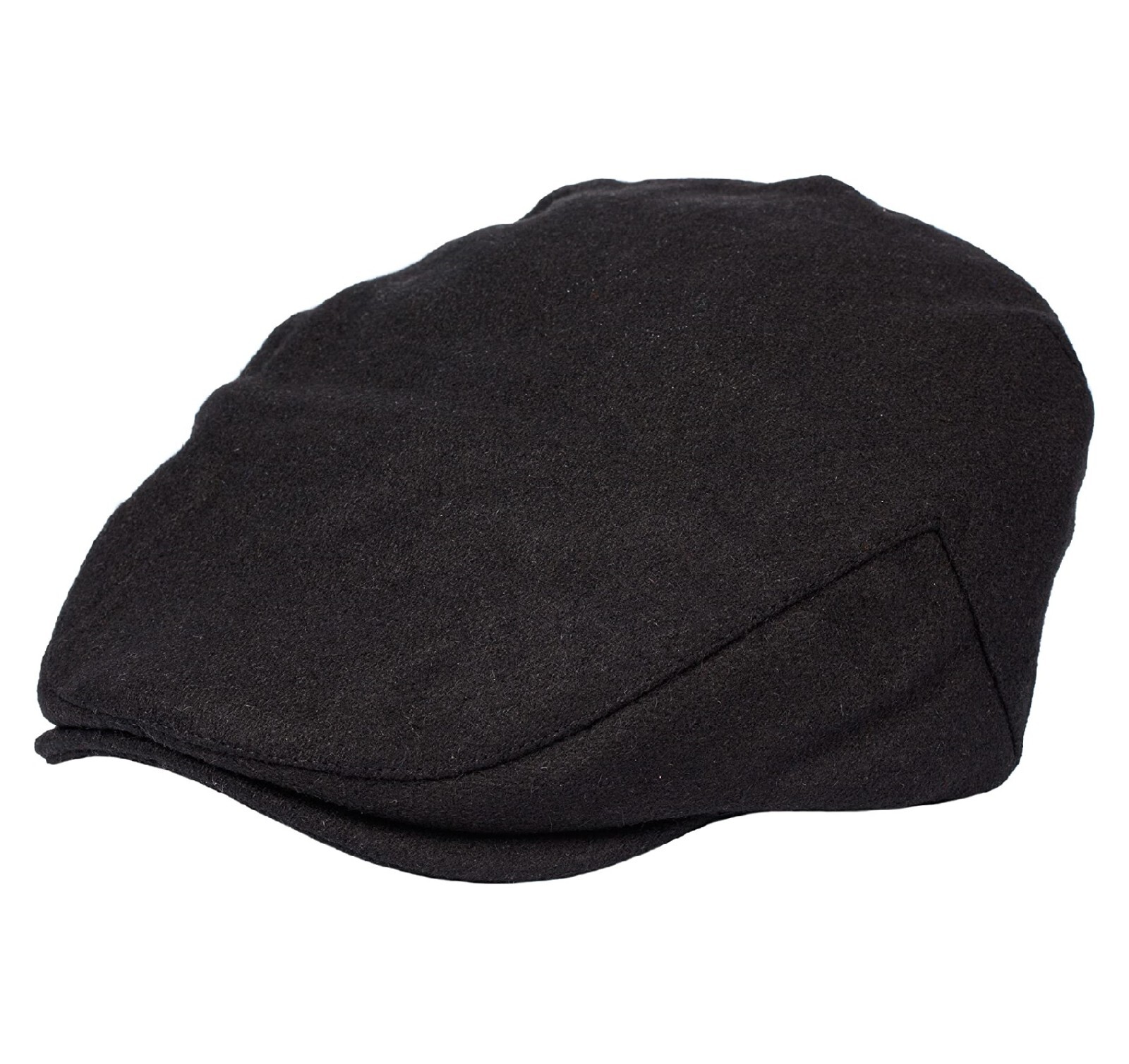 Flat Cap Herringbone Men’s Plain Tweed Wool Newsboy Gatsby Vintage