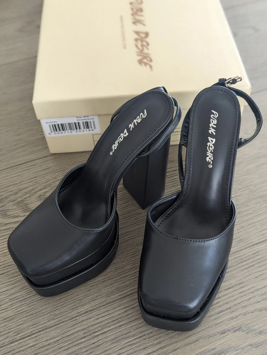 Public desire hotsell black heels