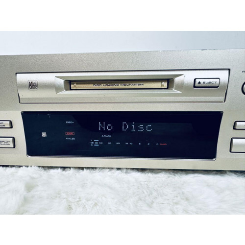 Pioneer MJ-D5 MiniDisc Recorder Stereo MD Deck Player Gold Pioneer MJ-D5 MiniDisc Recorder Stereo MD Deck Player Gold