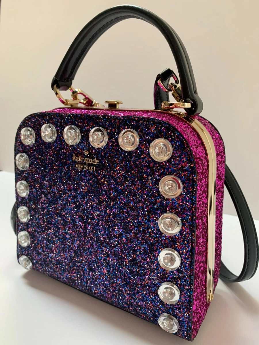 Kate Spade New York Skyline Way Violina Glitter Bag Novelty New