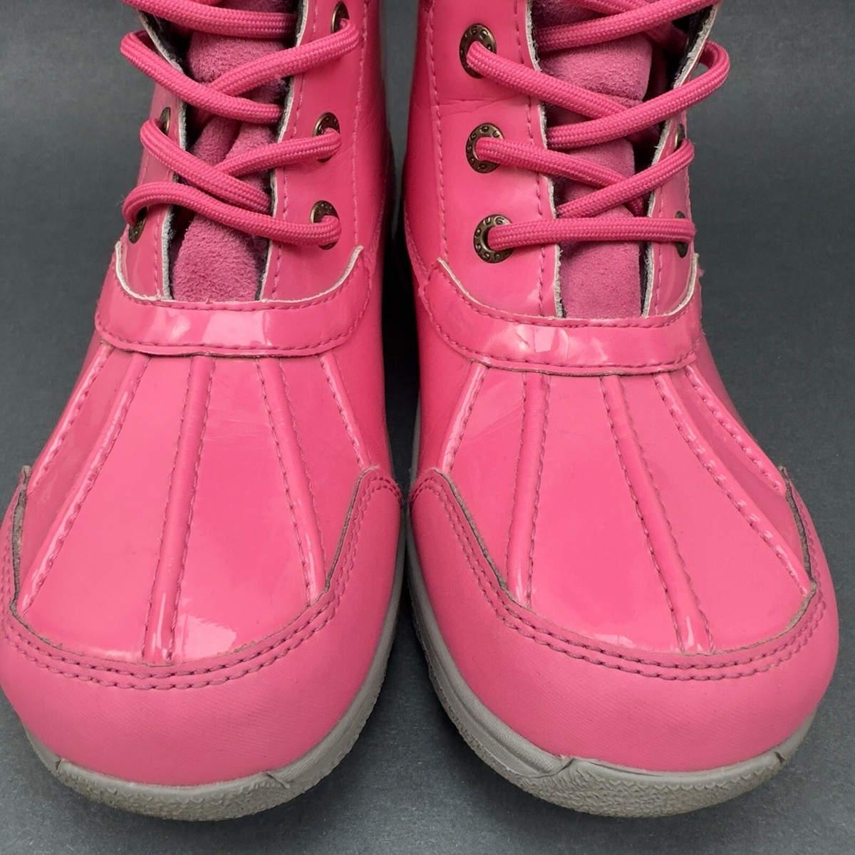 UGG Australia Kids Butte II Patent Dove Pink 1014396K Lace