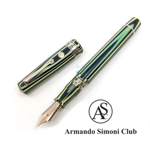 Pluma estilográfica Armando Simoni Club L.E 88 Bolonia extra Cleopatra 14K ASC - Imagen 1 de 8