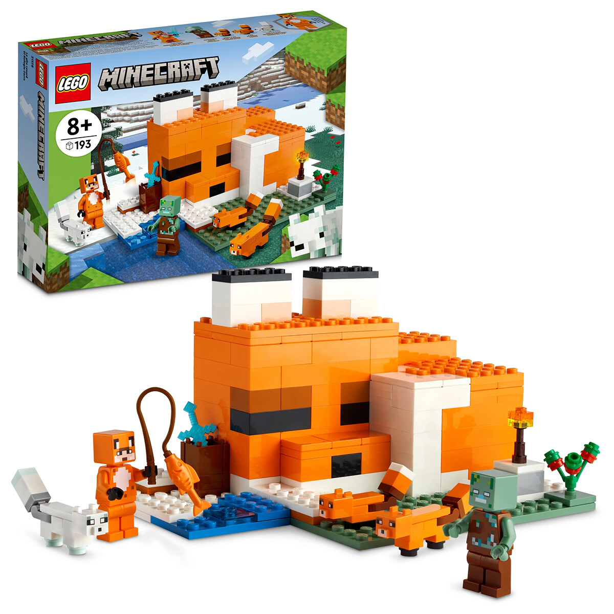 LEGO Minecraft The Fox Lodge 21178 | eBay