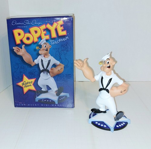 Popeye Sailorman B&W Mini-Maquette Electric Tiki Designs 7" nice 291BC655