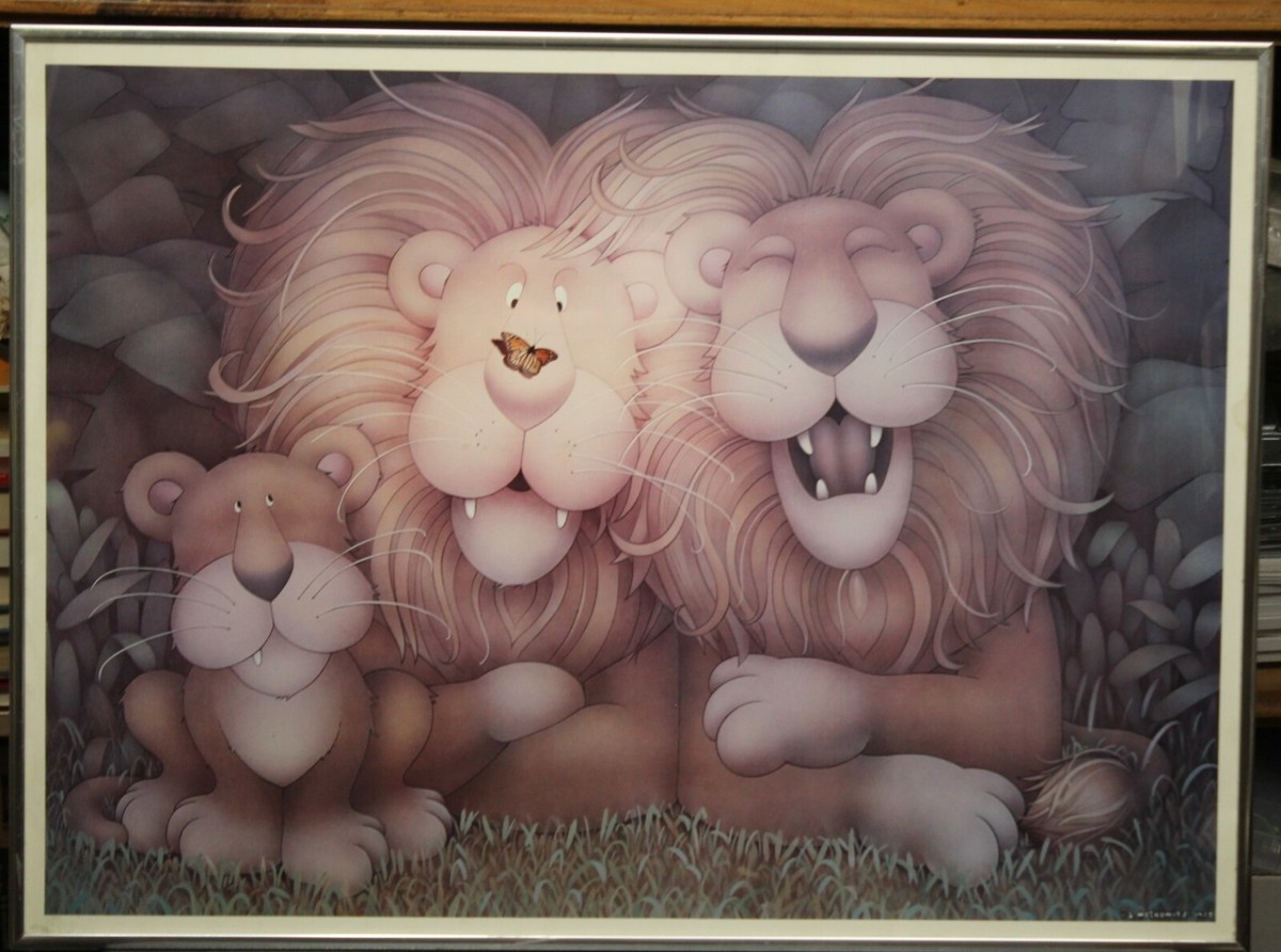 stewart moskowitz 絵画 Stewart Moskowitz Vintage Print Poster Board 22” By 12” | eBay