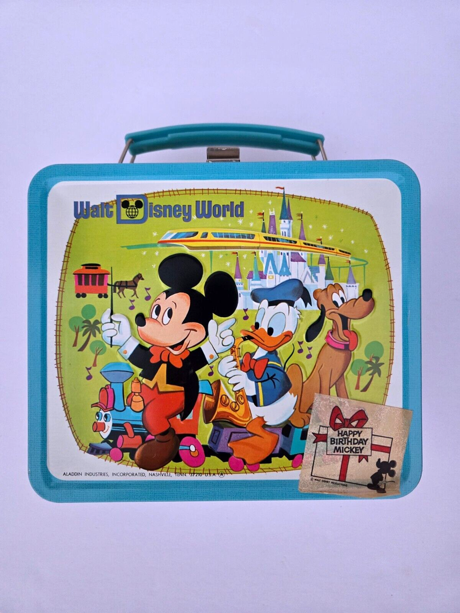 RARE - Vintage 1976 Walt Disney World Lunchbox With Matching