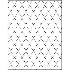 Embossing Rhombus Design Folder Punching Sizzix Cuttlebug Machines Card Making