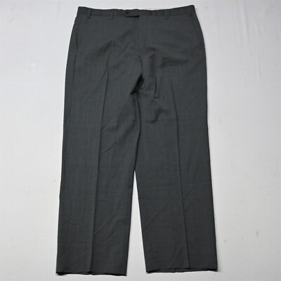 Zanella 38x29 Gray Todd Straight Summerweight 100% Wool mens Dress Pants