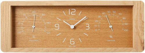 Lemnos Yokan Natural LC11-06 NT LC11-06 NT Table Clock From Japan New - Picture 2 of 6
