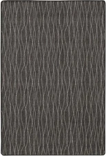 Milliken Gray Transitional Casual Waves Area Rug Geometric Flow II Graphite