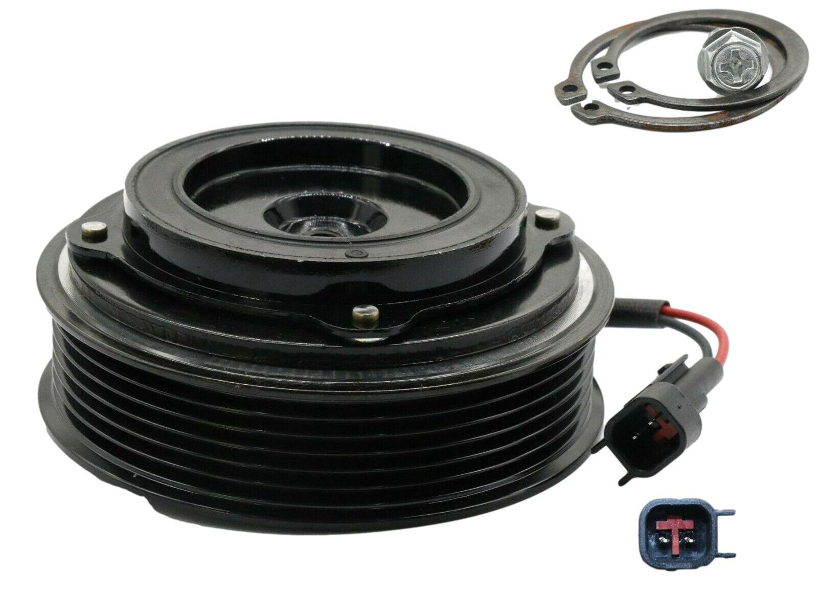A/C Compressor Clutch Kit Fits 2013 2019 FORD EXPLORER 3.5L Pulley