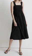 Madewell Cutout-Back Empire Midi Dress NWT Size 0