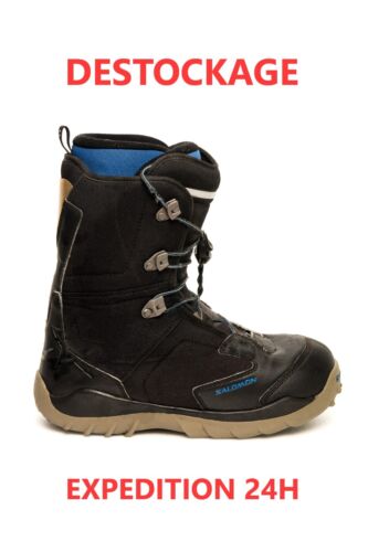boots de snowboard adulte SALOMON tailles:46--Mondopoint:30/30,5----PETIT BUDGET - Afbeelding 1 van 6