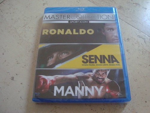 3 Blu Ray Sports Movie Collection Cristiano Ronaldo Ayrton Senna Manny Pacquiao Ebay