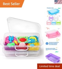 Child-Friendly Sand Tray Sensory Bins with Handles - Easy to Clean  Organize