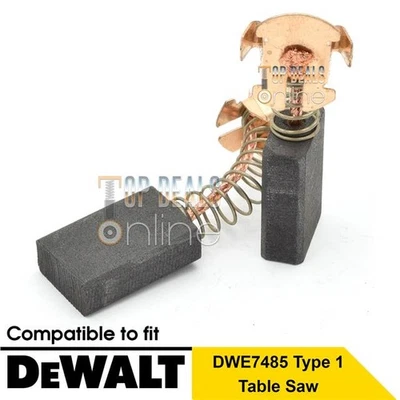OEM REPLACMENT FOR DEWALT Carbon Brushes for DeWalt DWE7485 Table Saw Type 1 N796713