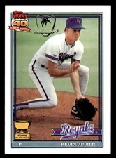 1991 Topps Desert Shield Baseball #454 Kevin Appier NM/MT *f2