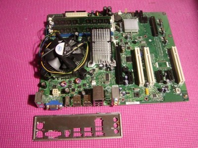 Intel DG33FB Motherboard LGA775 Core 2 Duo CPU E7500 @ 2.93GHz & 4gb RAM working