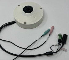 Hanwha SNF-8010N 5MP 360-degree Fisheye Dome IP Security Camera w/ Mount Plate