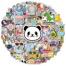 200Pcs Water Bottle Stickers for Kids Teens, Waterproof Vinyl Stickers, Stick