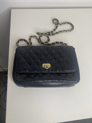 Women s Scuola del Cuoio di Firenze Black Leather Purse