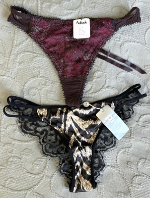 Luxus Dessous Set: PARAH & AUBADE Slips / Tanga / String Gr. M /38-40 NEU! m. E.
