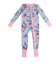 Angel Dear Baby Girls 2-Way Zipper Footie