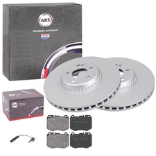 ABS BREMSSCHEIBEN 342mm + BEL&Auml;GE VORNE passend f&uuml;r MERCEDES GLC X253 C253