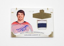 2020-21 UD The Cup Rookie Class of '21 Patch Auto Alexander Alexeyev RC #'d /25