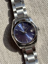 Grand Seiko SBGX265 - Box and Papers, Navy Blue Sunburst Dial, 9F62 HAQ