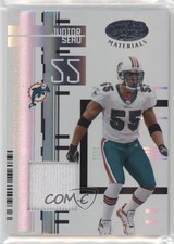 2005 Leaf Certified Materials Mirror White /175 Junior Seau #64 HOF 1dm4