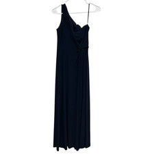 BHLDN Anthropologie Brixen Jersey Dress Navy Blue Women’s Size 2 Maxi Gown