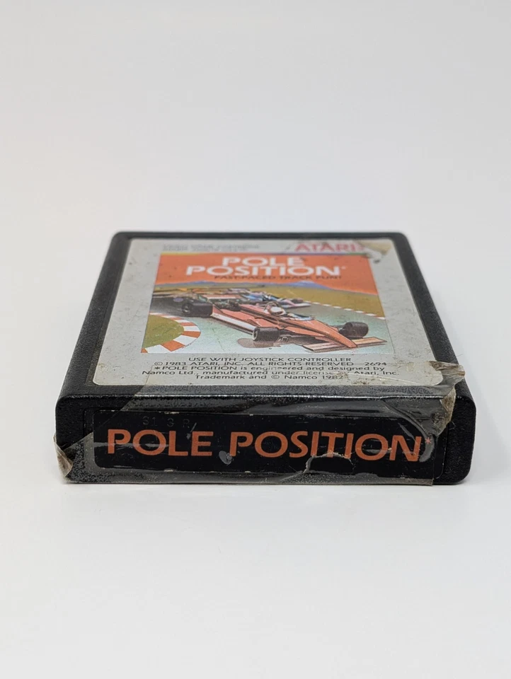 Pole Position (Atari 2600, 1983) - Cart Only - Image 2 of 2