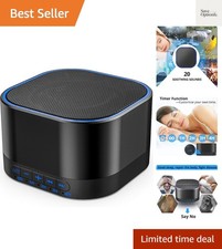 Sound White Noise Machine with 20 Non Looping Natural Soothing Sounds and Mem...