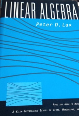 Linear Algebra. Pure and Applied Mathematics