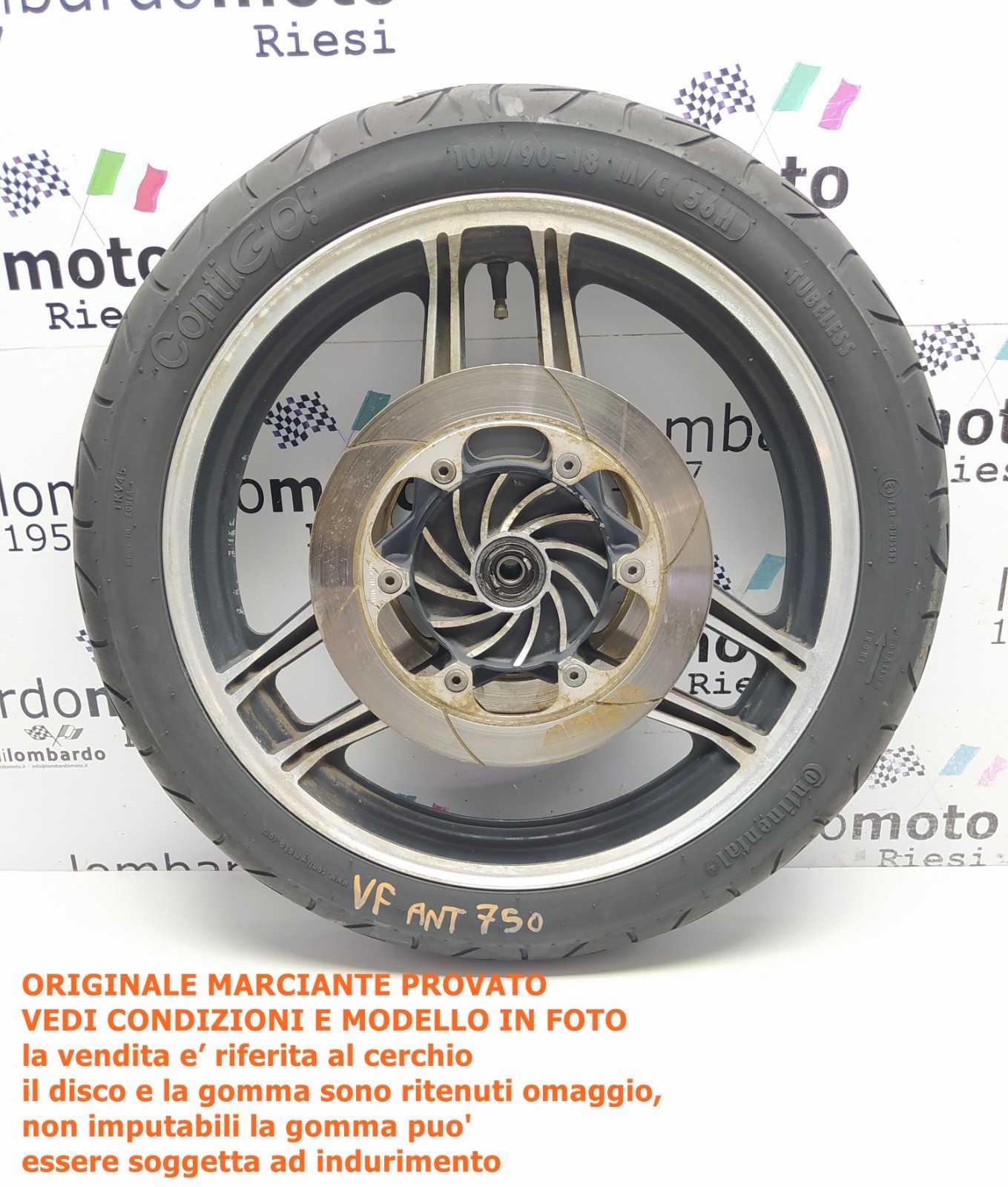 CERCHIO RUOTA ANTERIORE J 17 X MT 2.50 HONDA VF 750 S SPORTS 1982 1987 RC07E