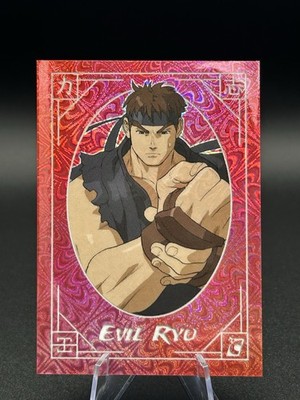 Cardsmiths Street Fighter Alpha Series 1 Typhoon Foil Card #32 Evil Ryu