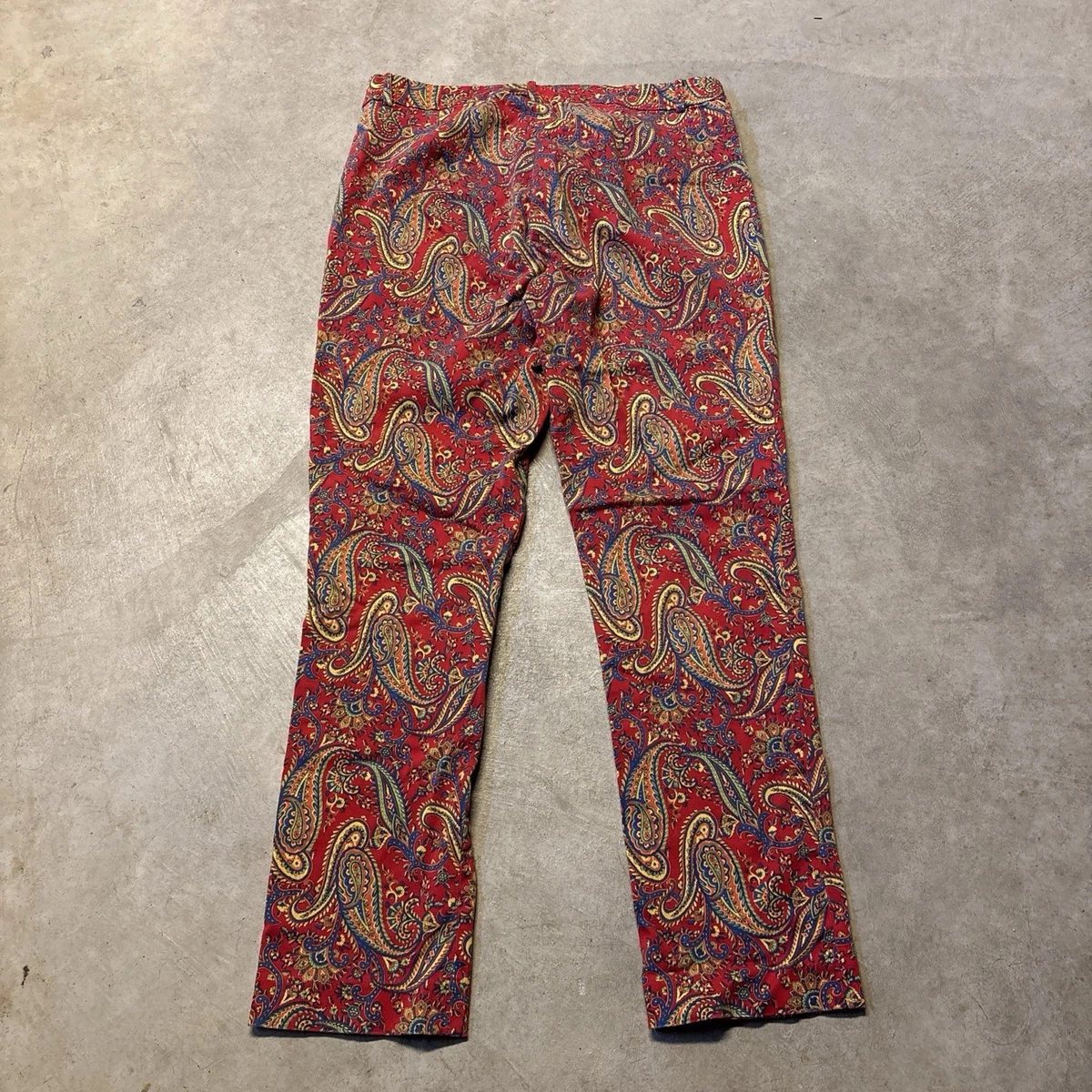 Paisley Red Pants for Women for sale | eBay