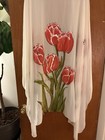 Hand Painted Decorative Shawl — photo 2
