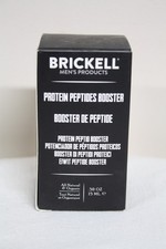 NEW - Brickell Men's Products Protein Peptides Serum Booster For Face .5oz