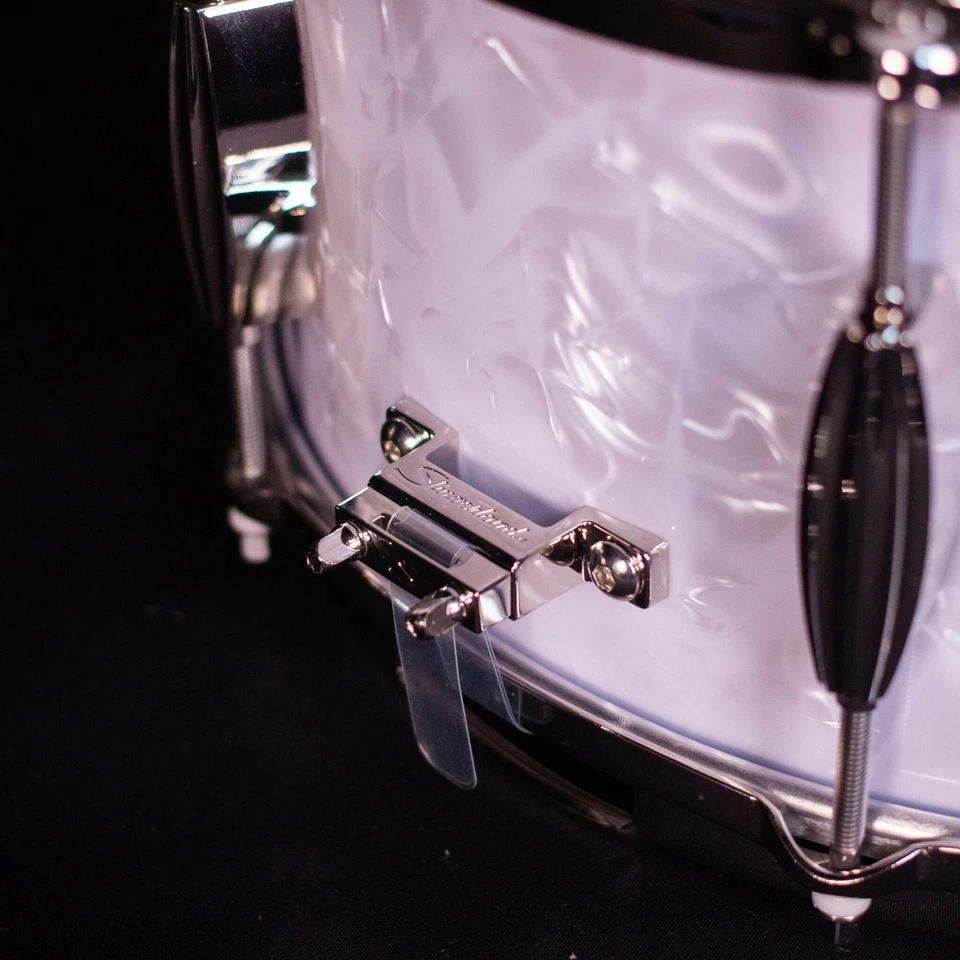 Slingerland 14" x 5.5" Radio King Artist Caja Tambor, Blanco Marino Perla Foto 4 de 4
