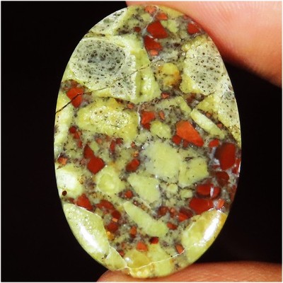 (22x35x4 MM Größe) 24.50 Karat Natürlich Erdnuss Obsidian Ovale Form Lose
