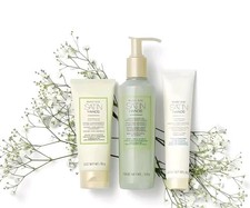 Mary Kay Satin Hands White Tea Citrus Set Shea Butter Cream Scrub 3pc 7.75oz