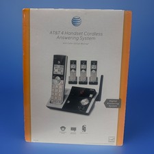 AT T Cordless 4 Handset Dect 6.0 Digital Answering System W/ Caller ID